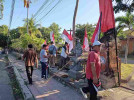 Pemasangan Bendera Merah Putih HUT RI ke-79